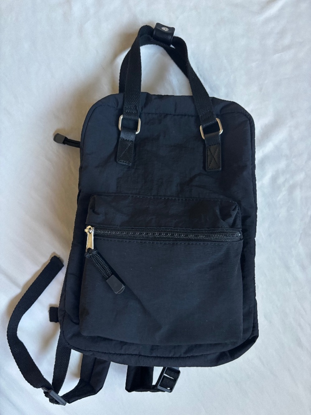 Wild Fable Zip Closure Square Backpack - Black OS